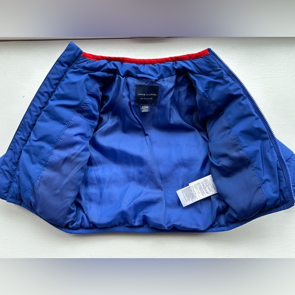 Janie and Jack Colorblocked Puffer Jacket size 6-12 Months - Picture 3 of 8